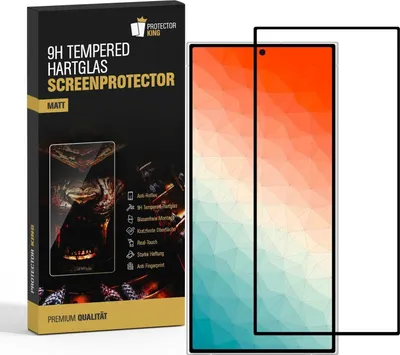Produktbild von 4x 9H Panzerglas für Samsung Galaxy S24 Ultra FULL COVER matt ANTI-REFLEX echtes Tempered Glass Displayschutz Schutzglas Schuzfolie Screen-Protector