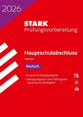 Produktbild von STARK Deutsch - Hauptschulabschluss 2026 Hessen - Prüfungsvorbereitung, m. 1 Buch, m. 1 Beilage