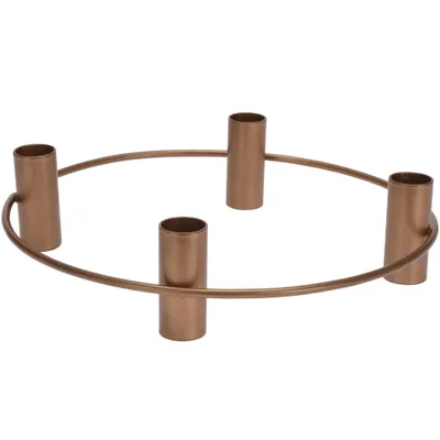 Produktbild von HOME ELEMENTS Metall-Kerzenhalter für 4 Kerzen, Kreis