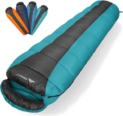 Produktbild von Forceatt Mumienschlafsack 3 Jahreszeiten Wasserdicht und Ultraleicht