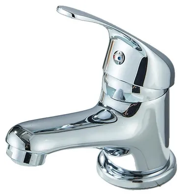 Immagine prodotto di Rubinetto per lavabo, acciaio inox, design contemporaneo, cromo