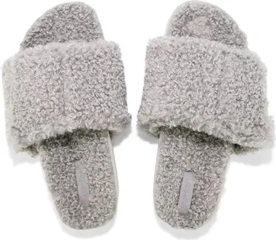 Produktbild von Damen Flip Flop Pool*Curly Klettverschluss warme bequeme Flip Flops grau 42