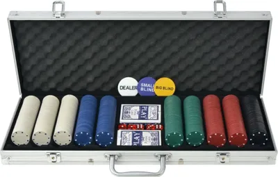 Obrázek produktu pro Poker set s 500 žetony z hliníku