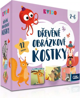 Zdjęcie produktu dla Albi Kvído – Drewniane kostki z obrazkami