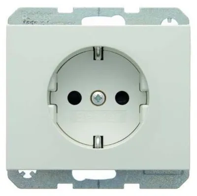 Obrázek produktu pro Hager 47357009, Typ F, Bílá, Plast, Termoplastik, 250 V, 16 A, 50 - 60