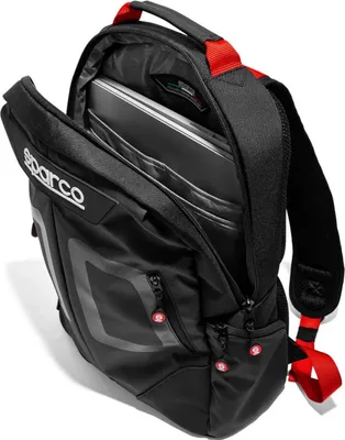 Produktbild von SPARCO 016440NRRS STAGE Rucksack rot/schwarz Polyester
