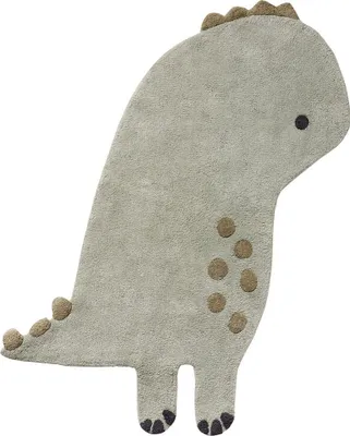 Produktbild von Petite Amélie waschbarer Kinderteppich Dino - Grün
