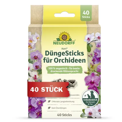 Produktbild von Neudorff  - Azet DüngeSticks für Orchideen 40 Sticks