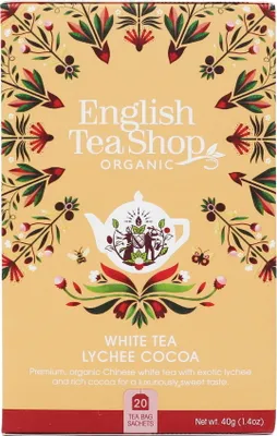 Image de THÉ BLANC Lychee Cocoa 20x2 g40 g English Tea Shop