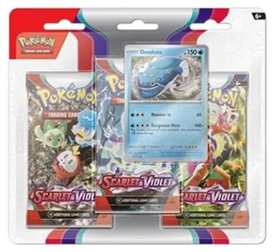 Produktbild von Pokemon Scarlet & Violet: Dondozo 3-Pack Blister