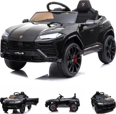 Produktbild von Elektro Kinderauto "Lamborghini Urus" - lizenziert - 12V Akku, 2 Motoren- 2,4Ghz Fernsteuerung, MP3, Ledersitz+EVA-Schwarz