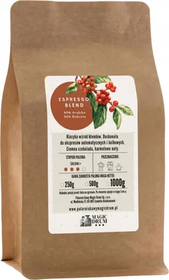 Produktbild von KAFELOV | Kaffeebohnen ESPRESSO BLEND 80/20 - 250g - frisch geröstet - aromatischer Geschmack