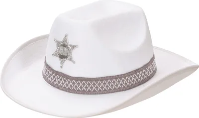 Produktbild von Sheriff Hut weiß