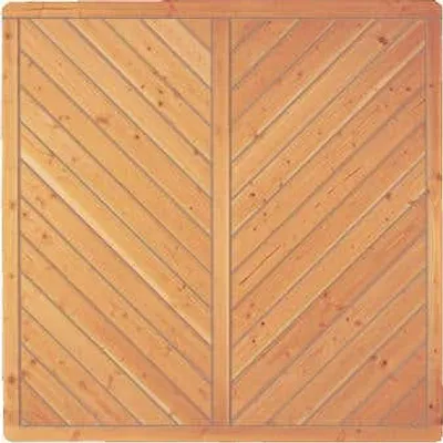 Produktbild von T&J CLASSICO Sichtschutzzaun Douglasie 1800 x 1800 mm