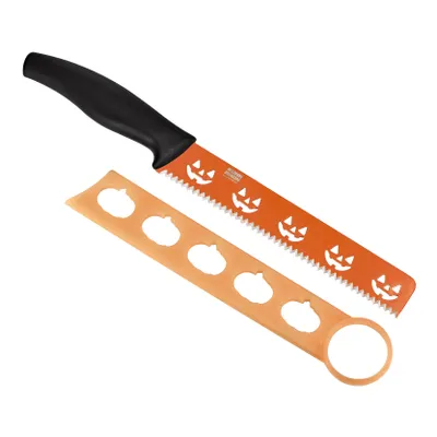 Produktbild von Kuhn Rikon Kürbismesser orange/schwarz