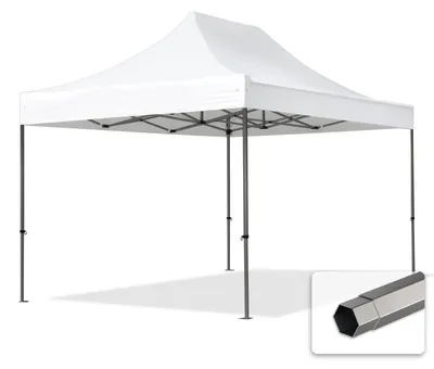 Obrázek produktu pro Nůžkový stan 3x4,5 m, ocel, bez bočnic