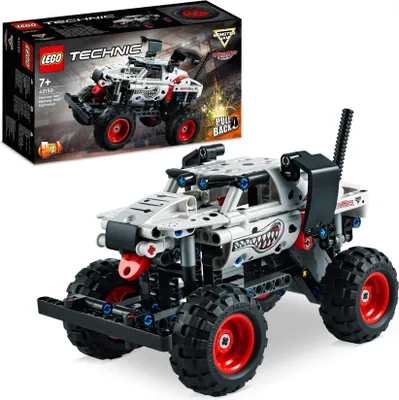Produktbild von LEGO 42150 Technic Monster Jam Monster Mutt Dalmatian, Monster Truck-Spielzeug für Jungen und Mädchen, Rennspielzeug mit Rückziehmotor