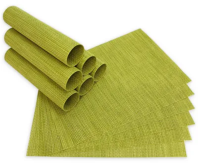 Immagine prodotto di Set di 12 tovagliette ELEGANCE verde chiaro come tovagliette da tavolo