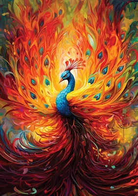 Produktbild von Art puzzle - Puzzle Colorful Peacock - 1500 dielov