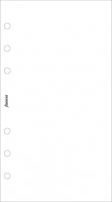 Produktbild von FILOFAX Einlage PERSONAL blanko weiss 100 Blatt