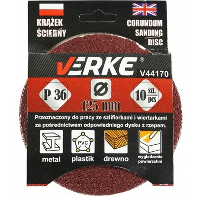 Produktbild von Schleifstempel 125mm P36 10stk 60285