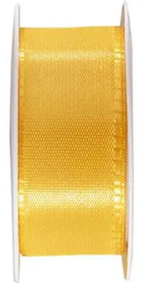 Produktbild von 10x Geschenkband 25 mm x 3 m gelb