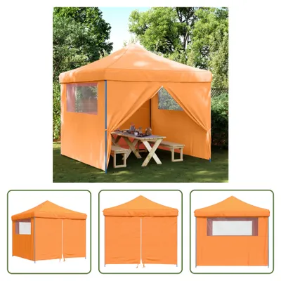 Obrázok produktu pre Párty stan The Living Store Skladací stan Pop-Up so 4 bočnými panelmi Orange