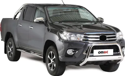 Produktbild von Frontbügel Frontschutzbügel für Toyota Hilux 2016-2018 ø63mm Stahl Silber Schutz