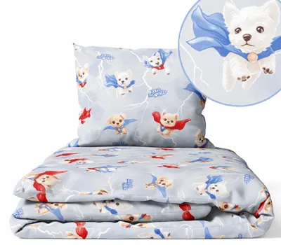 Produktbild von Kinderbettwäsche 100x135 Baumwolle Baby Bettwäsche Set 100x135 + 40x60 Kissenbezug Jungen & Mädchen Kleinkind Bettbezug