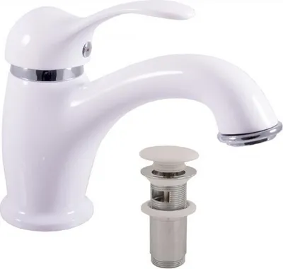 Immagine prodotto di Slezák-RAV Miscelatore per lavabo Slezák RAV Labe L026BC Colore: bianco/cromo, Dimensione: 3/8''