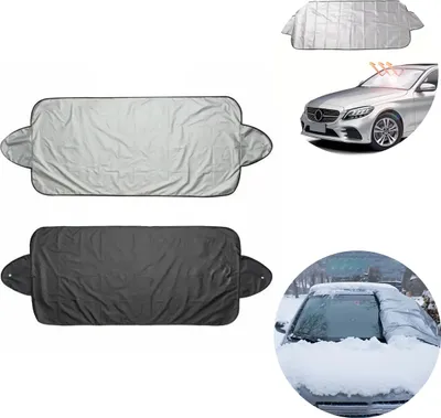 Produktbild von Schneeschutz - Frontscheibenabdeckung für Auto- Eisschutz, Autoscheibenabdeckung Winter, Frostschutzmatte für Windschutzscheibe - CARCOVER