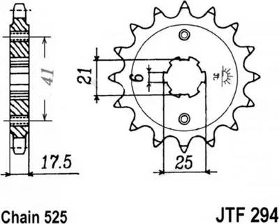 Image de ESJOT Antriebsritzel "29006"