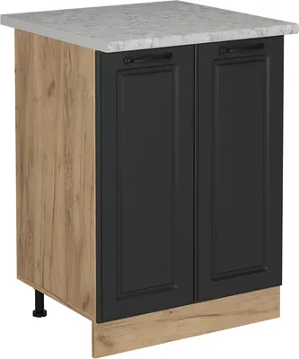 Produktbild von Küchenunterschrank Vicco R-Line Anthrazit Landhaus 60 cm AP Marmor, Model 54200