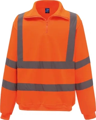 Obrázek produktu pro Mikina Yoko Hi-Vis se zipem 1/4