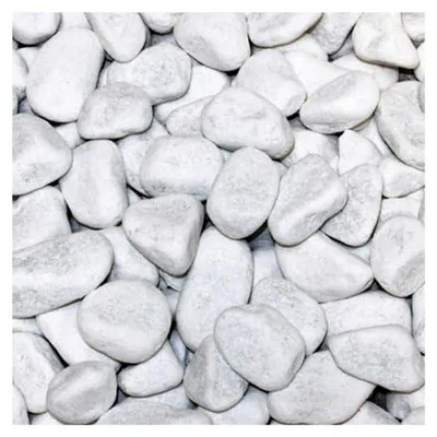 Produktbild von Hamann Marmorkies Carrara 40-60 mm 25 kg - Dekorative Gartengestaltung, Wege, Einfahrten, Beet, Kiesgitter, Garten