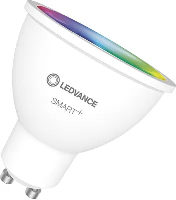 Produktbild von LEDVANCE ZigBee SMART+ LED Lampe Spot RGBW mehrfarbig (ex 40W) 4.9W / 2700-6500K GU10