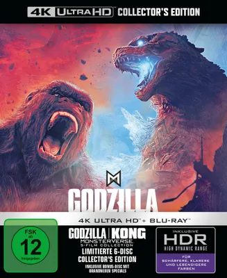 Produktbild von Godzilla Kong Monsterverse 5-Film Collection (4K UHD)