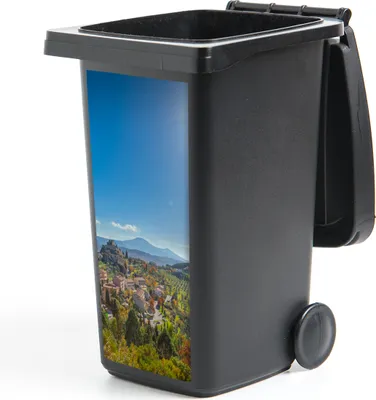 Produktbild von MuchoWow® Mülltonnenaufkleber Toskana - Italien - Sonne 44x98 cm - Containeraufkleber - Aufkleber - Mülltonnen-Aufkleber