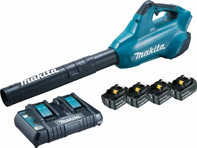 Produktbild von makita Akku-Gebläse DUB362PT4 Spannung 2x18V Luftvol.402-798 m3/h m.4xAkku 5Ah/Ladegerät