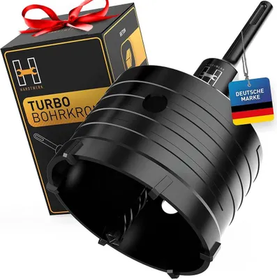 HARDTWERK Kronenbohrer - 82mm + SDS-Plus-Adapter - hammerschlagfest