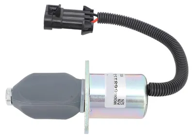 Zdjęcie produktu dla Zawór odcinający paliwa 6681513, 12 V DC – zamiennik do ładowarek Bobcat A220, 450, 453