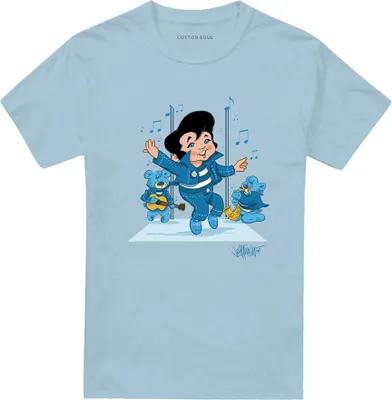 Obrázek produktu pro Elvis Presley – tričko „Jailhouse Rocker“ pro muže/ženy Uni TV32968 (XXL) (světle modré)