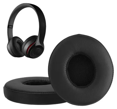 Produktbild von kwmobile 2x Ohr Polster für Beats Solo 2 Wireless / Solo 3 Wireless Ohrpolster - Ersatz Ohrpolster - Kopfhörer Ersatzteile - Kopfhörer Ersatzpolster