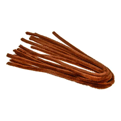 Produktbild von Pfeifenputzer mittelbraun, 10 Stk. ø 8 mm / 50 cm