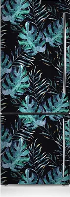 Obrázek produktu pro Magnetická fólie na ledničku 60x180 cm - Tmavé listy
