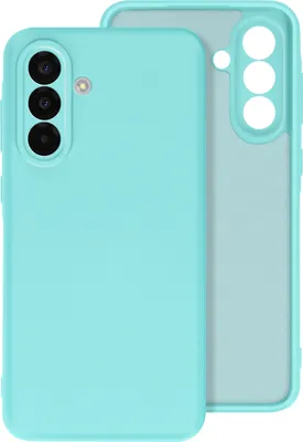 Image de Avizar, coque pour Samsung Galaxy A36, semi-rigide, toucher doux, anti-taches, turquoise