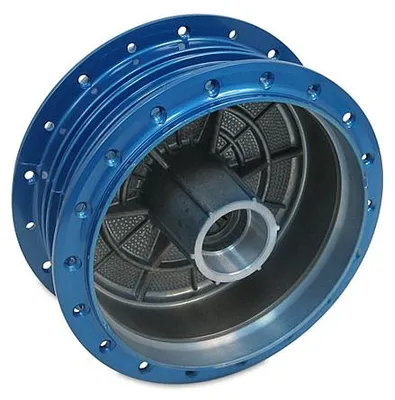 Produktbild von Nabe Radnabe Blau gerillt, ohne Lager für Simson S50, S51, S70 u.v.m.