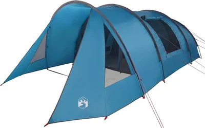 Produktbild von vidaXL Tunnelzelt für 5 Personen Blau und Grau 805 x 405 x 211 cm