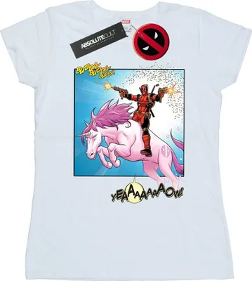 Produktbild von Marvel - "Hey You" T-Shirt für Damen BI18115 (M) (Weiß)