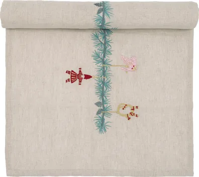 Produktbild von Table runner Juana sand w emb